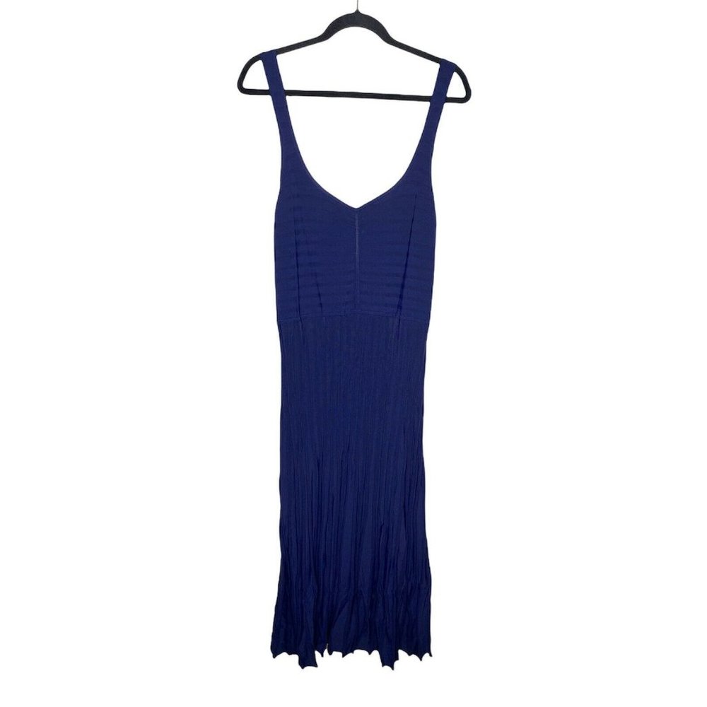 Chelsea28 Dress Size XL Navy Blue Tank Sweater Dress Maxi Sleeveless Women's - Picture 2 of 5